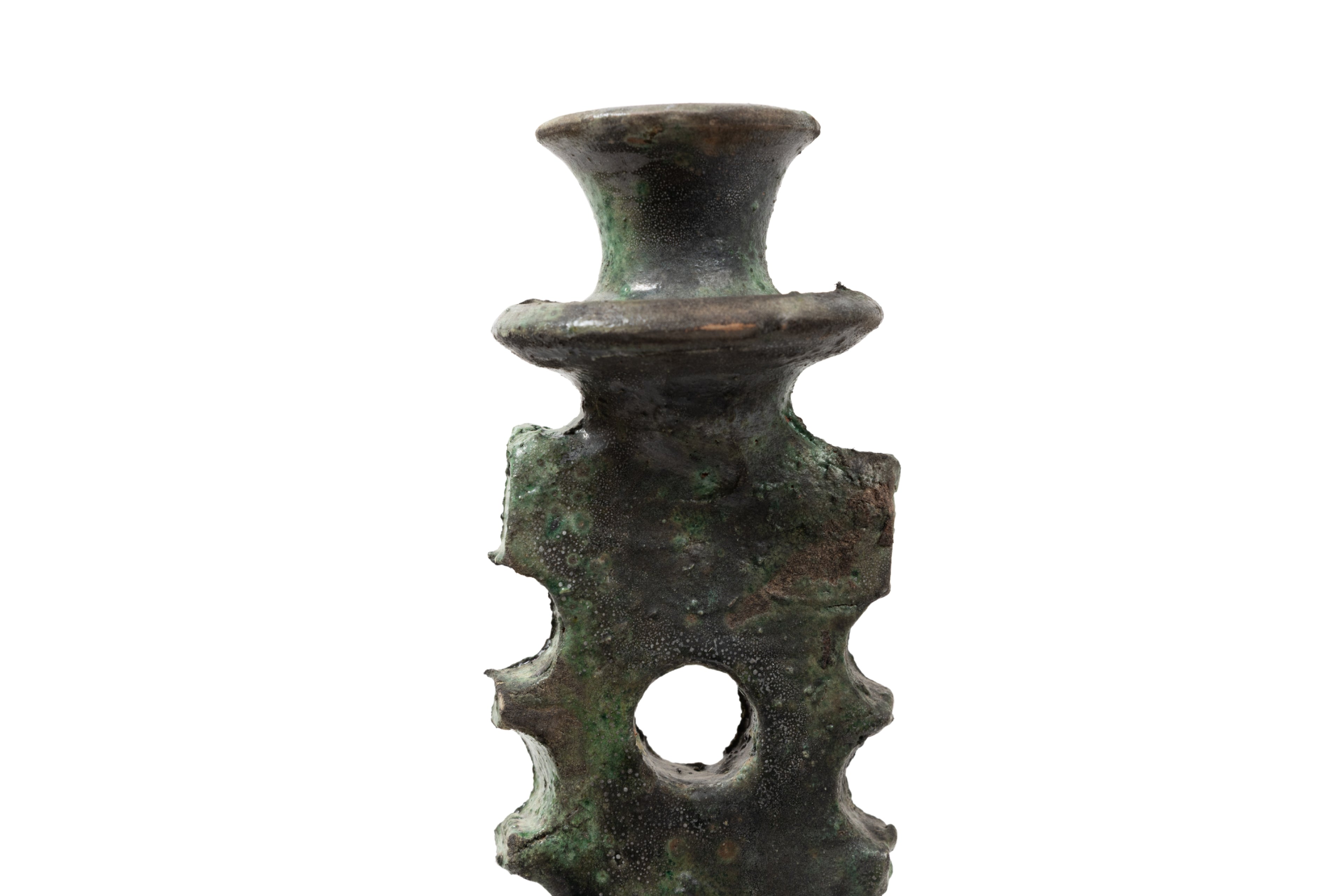 Spirit Tower – Green Tamegroute Candle Holder