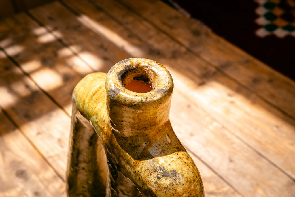 Desert Gate – Ocher Tamegroute Candle Holder