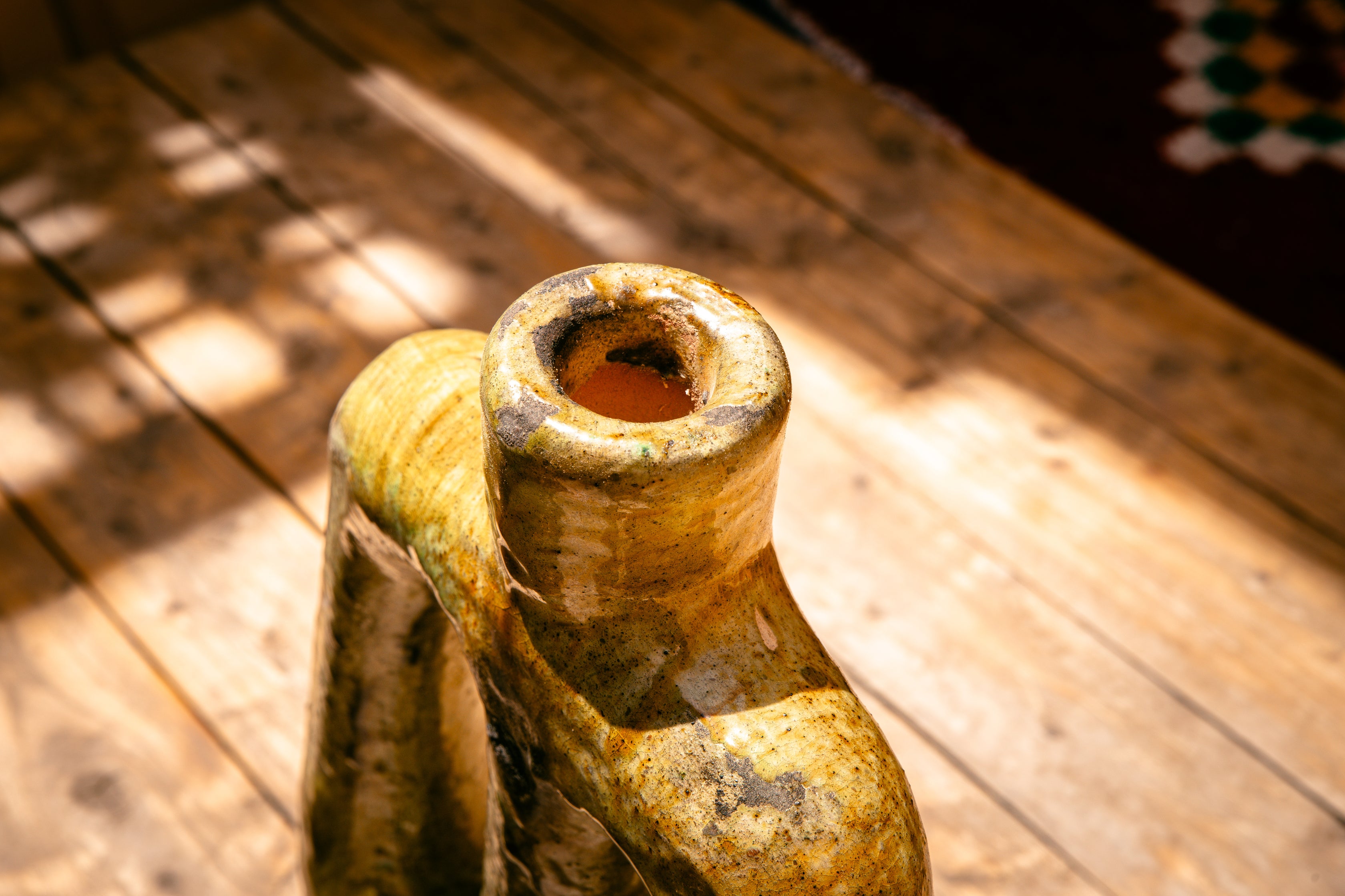 Desert Gate – Ocher Tamegroute Candle Holder