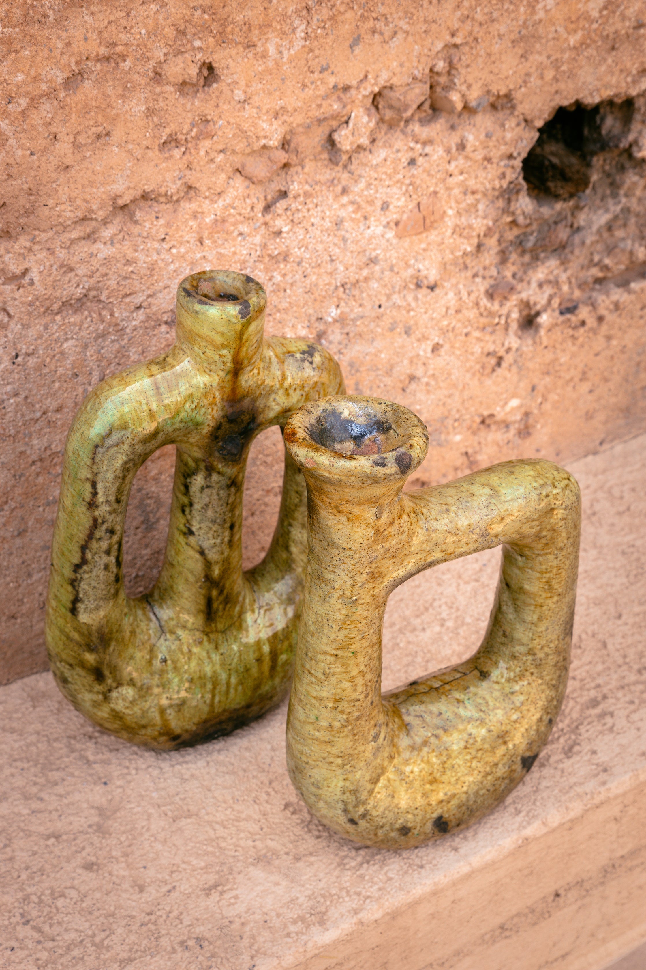 Desert Gate – Ocher Tamegroute Candle Holder