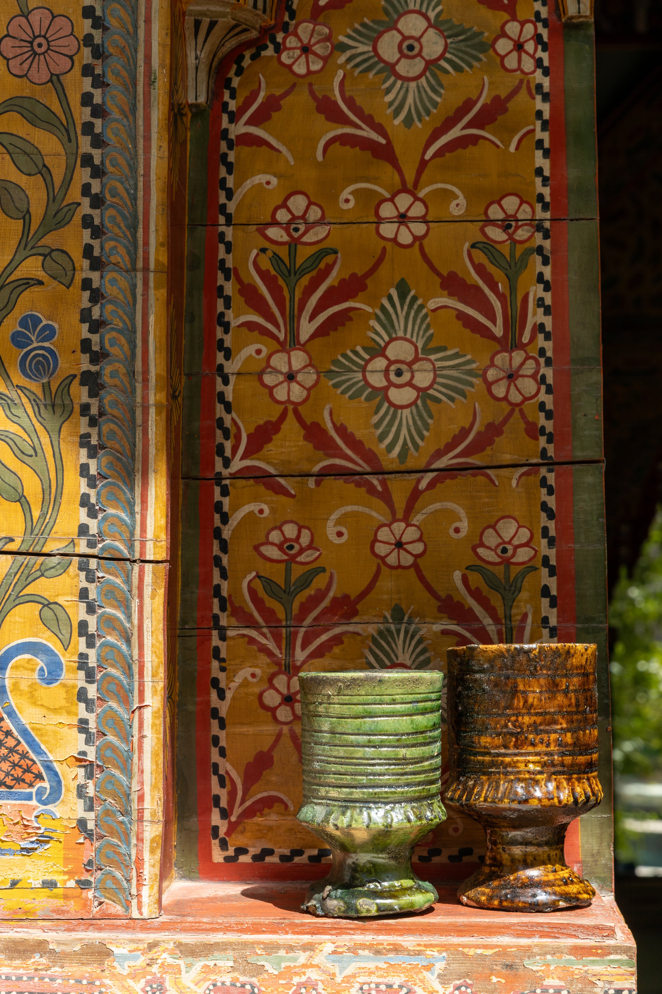 Tamegroute Chalice :Emerald Sunrise