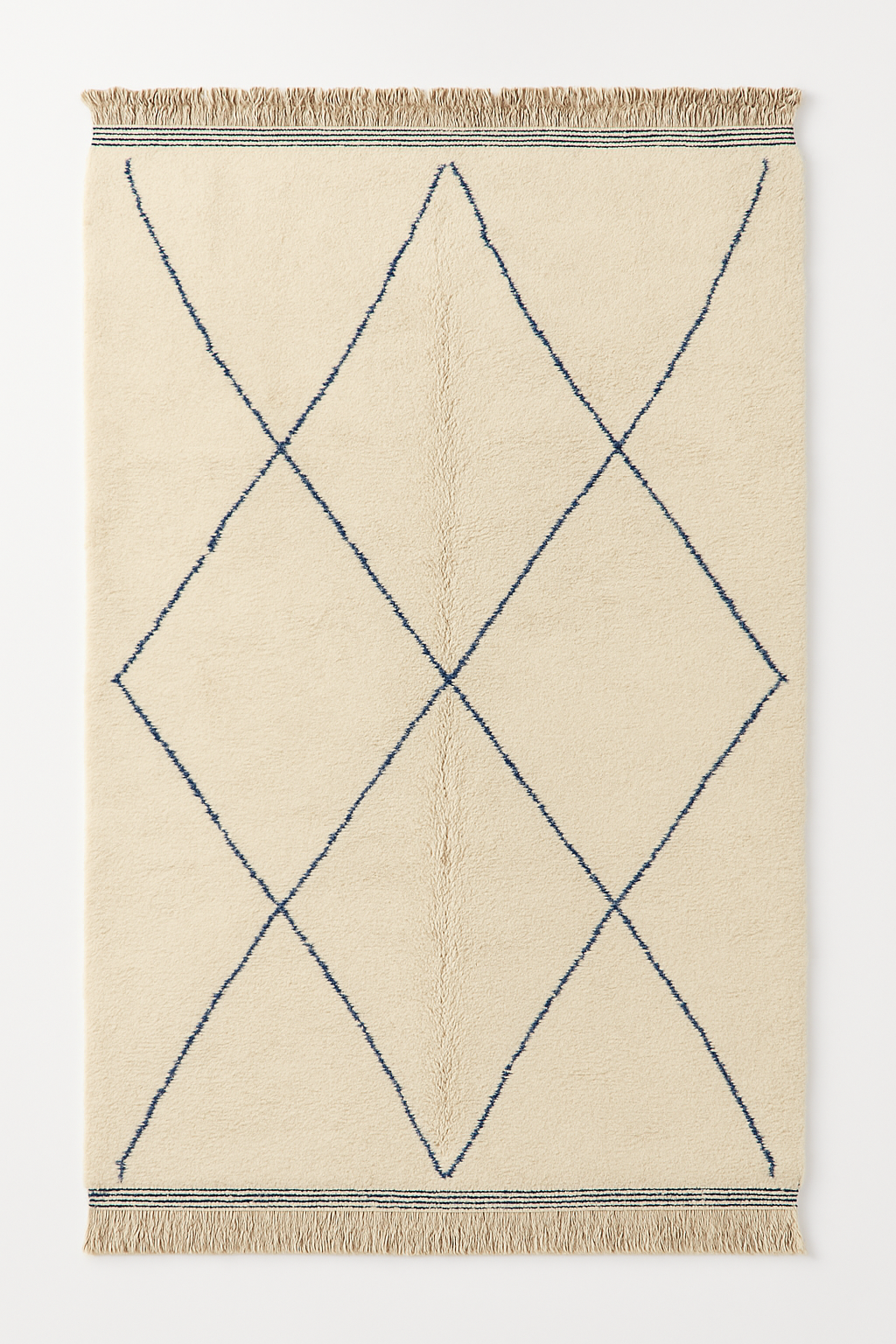 Atlas Minimal Rug – Indigo Lines