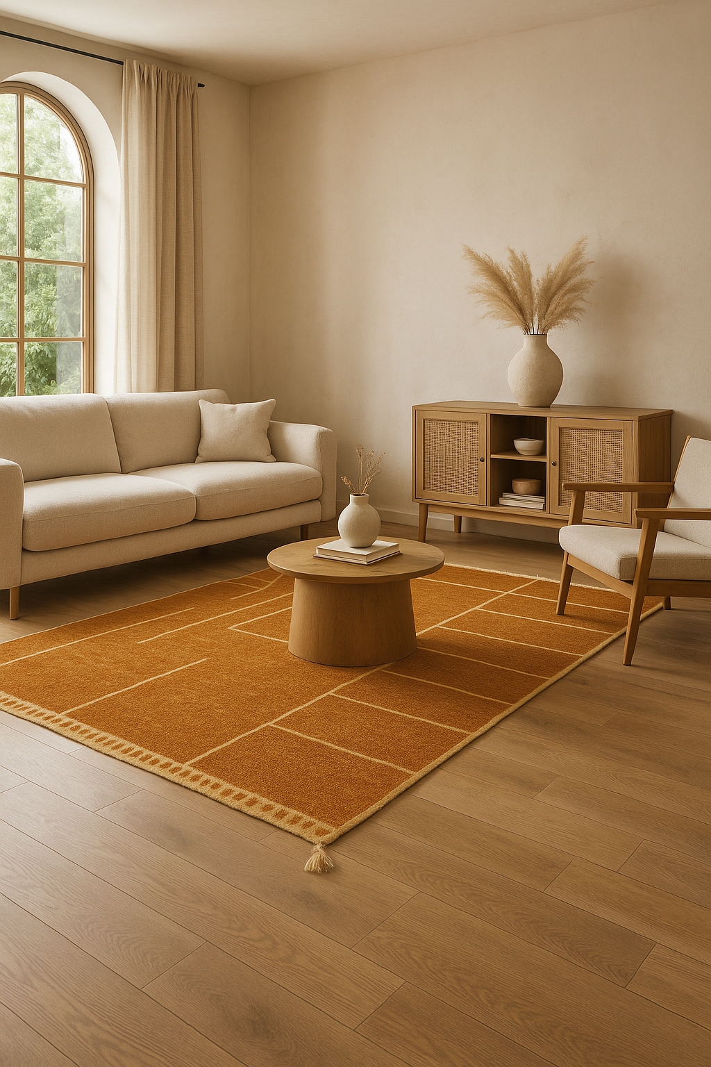 Atlas Ember – Handwoven Wool Rug